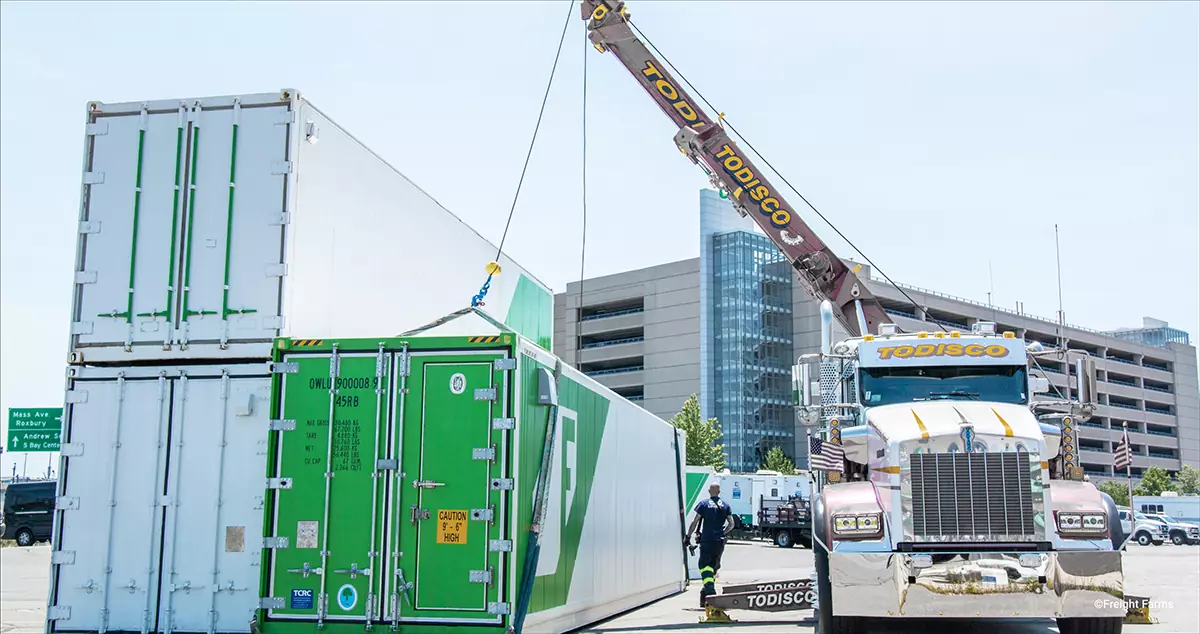 Containerized hydroponic system